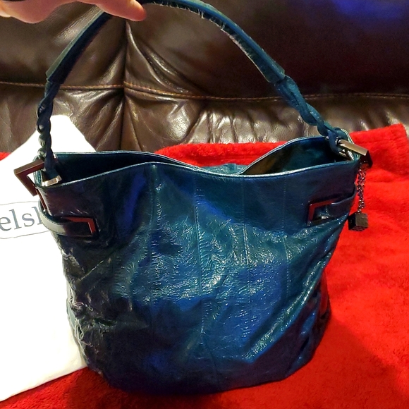 Helen Welsh Teal Leather Purse - Picture 5 of 17